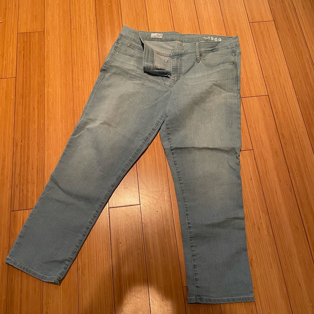 Gap 1969 Always Skinny Crop Stretch Jeans size 33/16